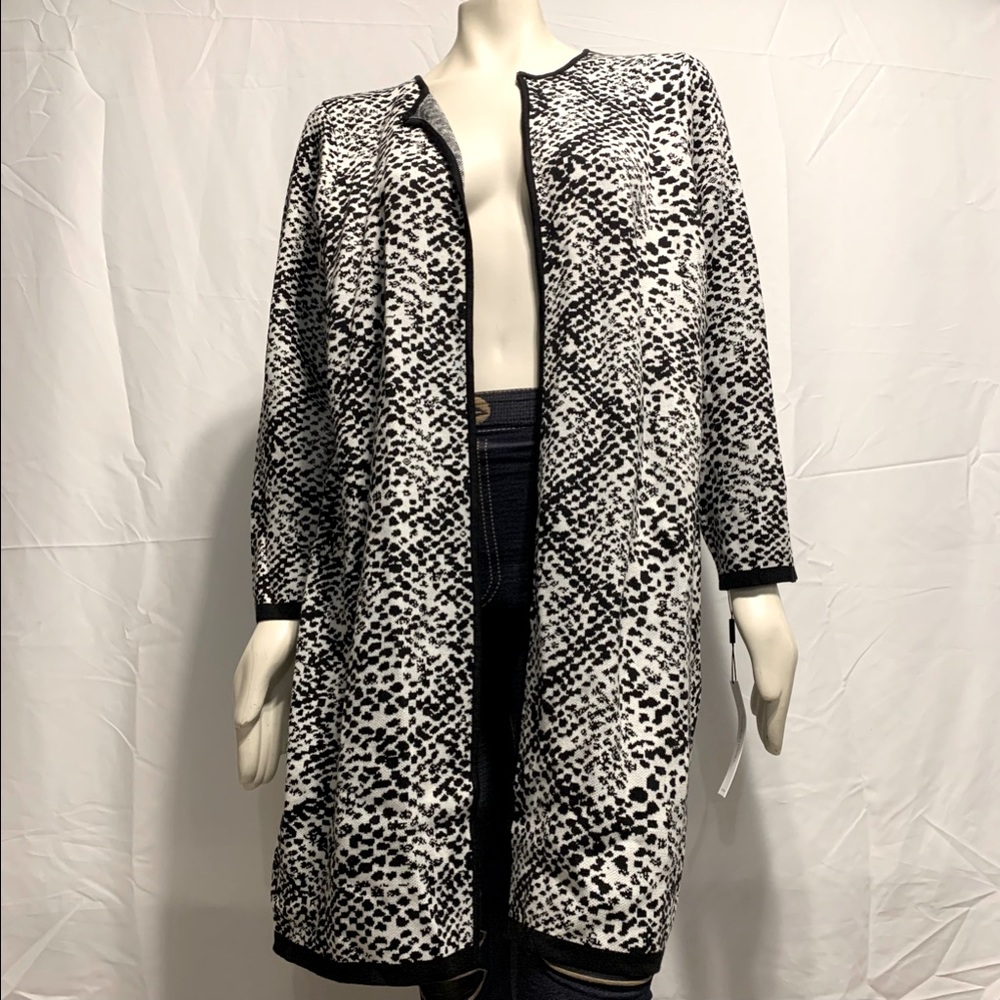 Calvin Klein Split Neck Long Cardigan